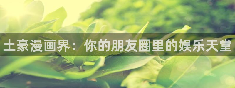 哔咔漫画免费观看高清：土豪漫画界：你的朋友圈里的娱乐天堂